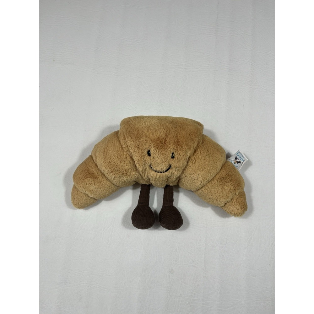 Jellycat Amuseables Croissant Plush Stuffed Toy Medium 12" Food